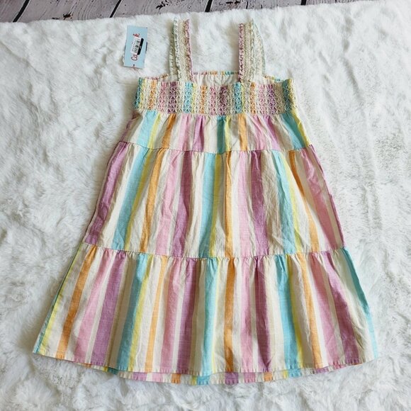 Cat & Jack, Girls' Sleeveless Short Woven Dress, 3KIDO-F - Picture 3 of 5